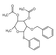 苯基3,4-二-O-乙酰基-alpha-O-苄基-1-硫代-alpha-L-吡喃鼠李糖苷