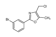 2-(3-Bromophenyl)-4-(chloromethyl)-5-methyl-1,3-oxazole 328918-94-1