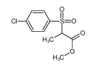 methyl 2-(4-chlorophenyl)sulfonylpropanoate 94143-07-4
