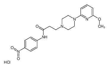3-[4-(6-甲氧基吡啶-2-基)哌嗪-1-基]-N-(4-硝基苯基)丙酰胺盐酸盐