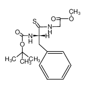 (N-Boc-(thio)phenylalanyl)glycine methyl ester 128421-85-2