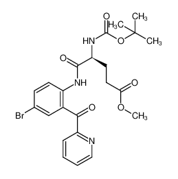 1275616-57-3 methyl (S)-5-((4-bromo-2-picolinoylphenyl)amino)-4-((tert-butoxycarbonyl)amino)-5-oxopentanoate
