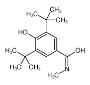3,5-ditert-butyl-4-hydroxy-N-methylbenzamide 69442-04-2