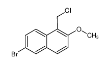 6-BROMO-1-(CHLOROMETHYL)-2-METHOXYNAPHTHALENE 92643-16-8