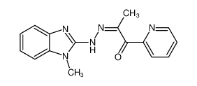 (2E)-2-[(1-methylbenzimidazol-2-yl)hydrazono]-1-(2-pyridyl)propan -1-one