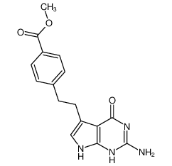 4-[2-(2-氨基-4,7-二氢-4-氧-3H-吡咯并[2,3-d]嘧啶-5-基)乙基]苯甲酸甲酯