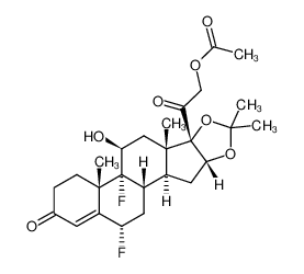 21-O-acetyl 1,2-dihydrofluocinolone acetonide 3932-49-8