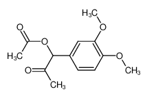 1-acetoxy-1-(3,4-dimethoxy-phenyl)-acetone 38007-20-4