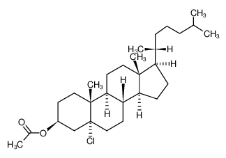 3β-acetoxy-5α-chloro-cholestane 1256-32-2