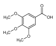 3,4,5-trimethoxybenzoic acid 118-41-2