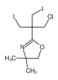 2-[1-chloro-3-iodo-2-(iodomethyl)propan-2-yl]-4,4-dimethyl-5H-1,3-oxazole 918522-66-4