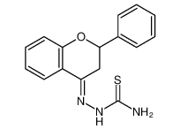 [(E)-(2-phenyl-2,3-dihydrochromen-4-ylidene)amino]thiourea 16281-60-0