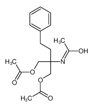 [2-acetamido-2-(acetyloxymethyl)-4-phenylbutyl] acetate 162359-95-7