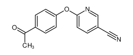 6-(4-acetylphenoxy)pyridine-3-carbonitrile 99902-71-3