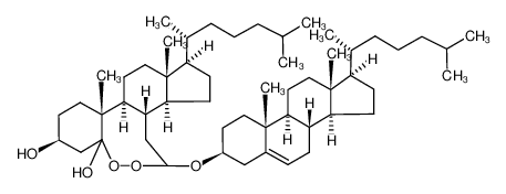 6ξ-(cholest-5'-en-3β'-yloxy)-5,6ξ-epidioxy-5ξ-5,6-secocholestane-3β,5-diol 112375-27-6