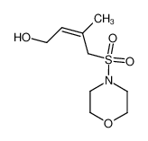 N-[(Z)-4-hydroxy-2-methylbut-2-ene-1-sulfonyl]morpholine 74323-40-3