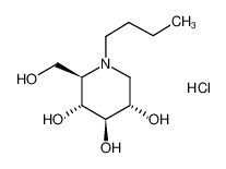 N-Butyldeoxynojirimycin Hydrochloride 210110-90-0