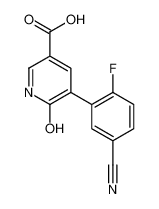 5-(5-cyano-2-fluorophenyl)-6-oxo-1H-pyridine-3-carboxylic acid 1261998-50-8