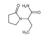 2-(2-oxopyrrolidin-1-yl)butanamide 33996-58-6