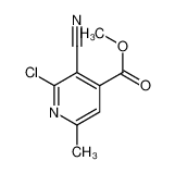methyl 2-chloro-3-cyano-6-methylpyridine-4-carboxylate 59225-10-4