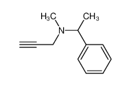 N-methyl-N-(1-phenylethyl)prop-2-yn-1-amine 2322-04-5