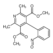 Dimethyl 2,6-dimethyl-4-(2-nitrosophenyl)-3,5-pyridinedicarboxylate 50428-14-3