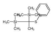 87739-09-1 trimethyl-(1-phenylsulfanyl-1-trimethylsilylethyl)silane