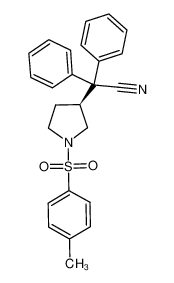 (S)-1-对甲苯磺酰基-3-(1-氰基-1,1-二苯甲基)吡咯烷