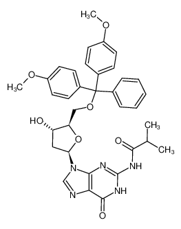 N2-异丁酰-5'-O-(4,4'-二甲氧基三苯基)-2'-脱氧鸟苷