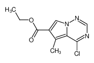 Ethyl 4-chloro-5-methylpyrrolo[2,1-f][1,2,4]triazine-6-carboxylate 427878-41-9