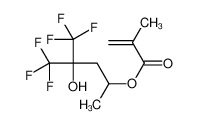 [5,5,5-trifluoro-4-hydroxy-4-(trifluoromethyl)pentan-2-yl] 2-methylprop-2-enoate 630414-85-6