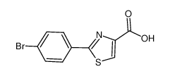 2-(4-bromophenyl)-1,3-thiazole-4-carboxylic acid 21160-50-9