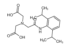 N-(2,6-Diisopropylphenylcarbamoylmethyl)iminodiacetic Acid 65717-97-7