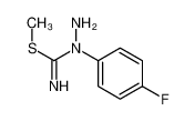 methyl N-amino-N-(4-fluorophenyl)carbamimidothioate 89521-99-3
