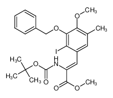 442663-26-5 methyl (Z)-3-(3-(benzyloxy)-2-iodo-4-methoxy-5-methylphenyl)-2-((tert-butoxycarbonyl)amino)acrylate