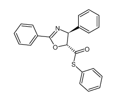 186596-02-1 (4S,5R)-2,4-Diphenyl-4,5-dihydro-oxazole-5-carbothioic acid S-phenyl ester