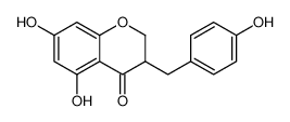 4'-Demethyl-3,9-dihydroeucomin; 5,7-二羟基-3-(4-羟基苄基)色满-4-酮