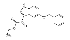 ethyl 2-oxo-2-(5-phenylmethoxy-1H-indol-3-yl)acetate 75238-44-7