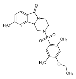 1387568-42-4 structure, C21H25N3O4S