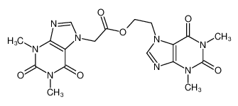 2-(1,3-二甲基-2,6-二氧代嘌呤-7-基)乙基2-(1,3-二甲基-2,6-二氧代嘌呤-7-基)乙酸酯