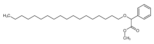 (R,S)-methyl-2-(1-octadecyloxy)-2-phenylacetat 87515-20-6