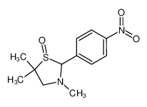 3,5,5-trimethyl-2-(4-nitrophenyl)thiazolidine 1-oxide 121364-31-6