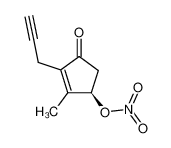 (R)-2-methyl-4-oxo-3-(2-propynyl)cyclopent-2-enyl nitrate 94412-95-0