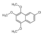 Naphthalene, 7-chloro-1,2,4-trimethoxy- 90685-40-8