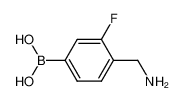 [4-(aminomethyl)-3-fluorophenyl]boronic acid 1073055-69-2