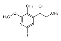4-(1-Hydroxy-1-propyl)-6-iodo-2-methoxy-3-methylpyridine 305816-06-2