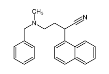 4-(甲基-(苯基甲基)氨基)-2-萘-1-基丁腈