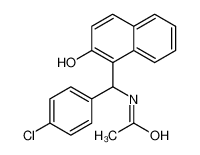 N-[(4-chlorophenyl)-(2-hydroxynaphthalen-1-yl)methyl]acetamide 332174-65-9