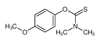 O-(4-methoxyphenyl) N,N-dimethylcarbamothioate 10345-49-0