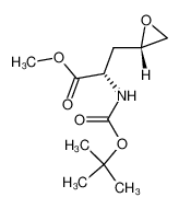 (2S,4S)-2-(tert-butoxycarbonyl)amino-3,4-epoxypentanoic acid methyl ester 104241-31-8